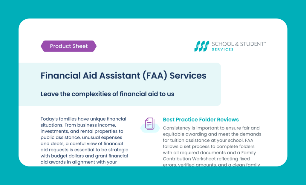 Guide: Financial Aid Assistant (FAA) Services Overview | Solutions 
